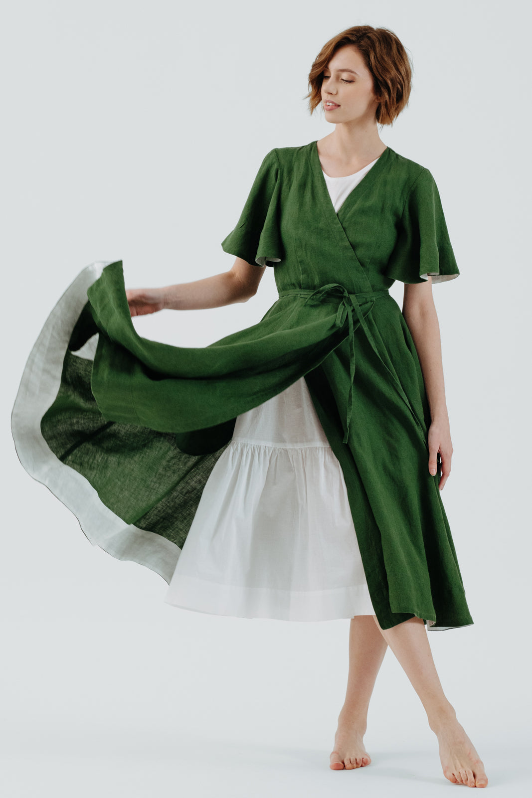 Tulip Petticoat, Sleeveless,#color_white-magnolia