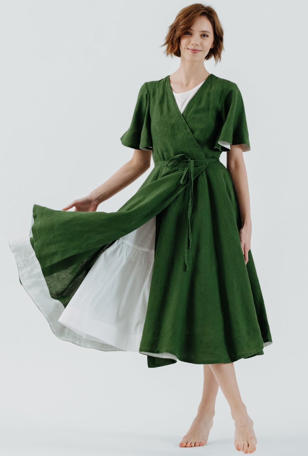 Tulip Petticoat, Sleeveless,#color_white-magnolia
