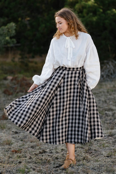 Clementine Shirt, Long Sleeve, White Magnolia#color_white-magnolia
