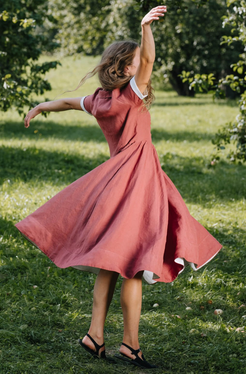 Classic Dress, Short Sleeve, Dark Rose#color_dark-rose