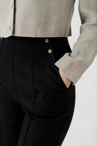 Stella Trousers, Black Pansy#color_black-pansy