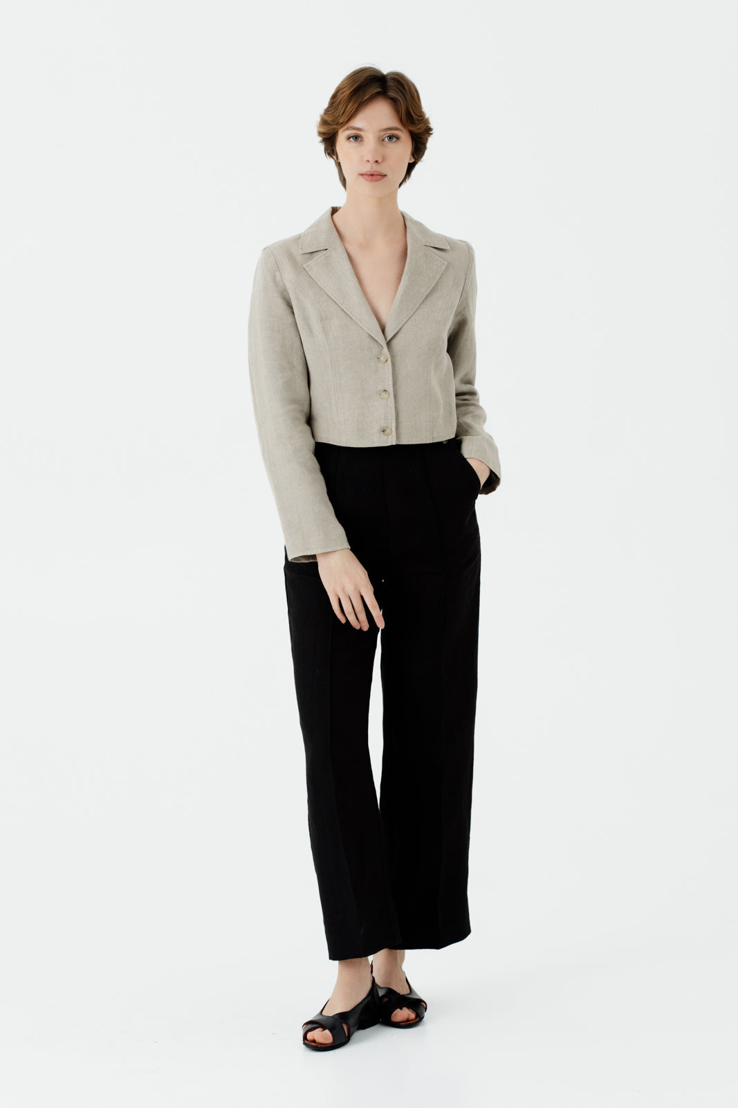 Stella Trousers, Black Pansy#color_black-pansy