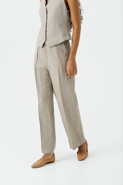 Stella Trousers, Natural Linen#color_natural-linen