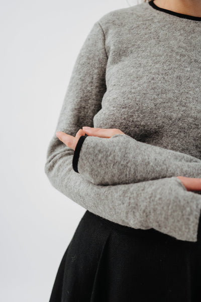 Crop Sweater, Wool#color_light-grey