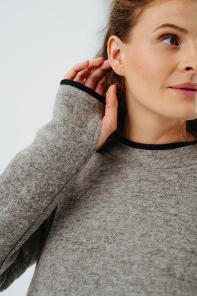 Double Slit Dress, Wool#color_light-grey
