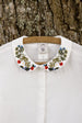 Classic Shirt with Embroidered Garden Collar, Long Sleeve #color_garden