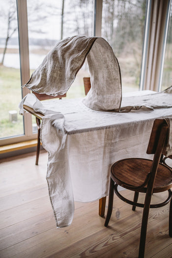 Linen Table Runner, Natural - Son de Flor#color_natural-linen