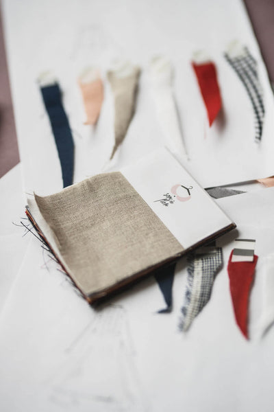 Linen Fabric Samples, Son de Flor
